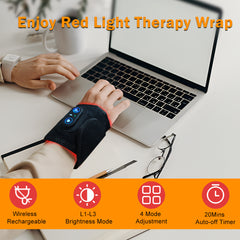Sisu ThermaBelt Pro – Red & Infrared Light Therapy for Hand & Wrist Pain Relief
