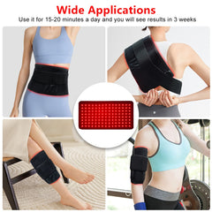 Sisu BellyLight Pro – Portable Red & Infrared Light Therapy Belt for Daily Pain Relief