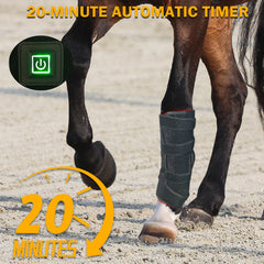 Sisu EquiBoot Pro – 15W Red & Infrared Multi-LED Therapy Boots for Horse Leg Pain Relief