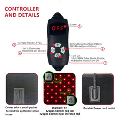 Sisu BellyLight Pro – Portable Red & Infrared Light Therapy Belt for Daily Pain Relief