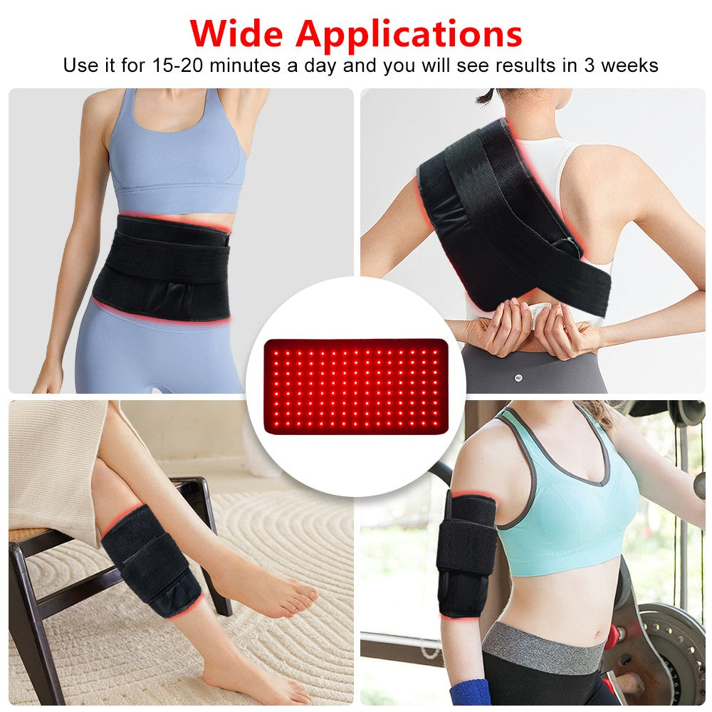 Sisu BellyLight Pro – Portable Red & Infrared Light Therapy Belt for Daily Pain Relief